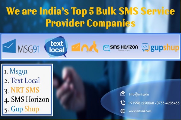 India's Top 5 Bulk SMS Service Provider Companies